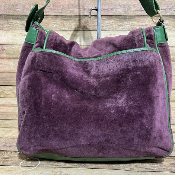 Juicy Couture Purple Velvet Messenger Bag - Picture 4 of 10